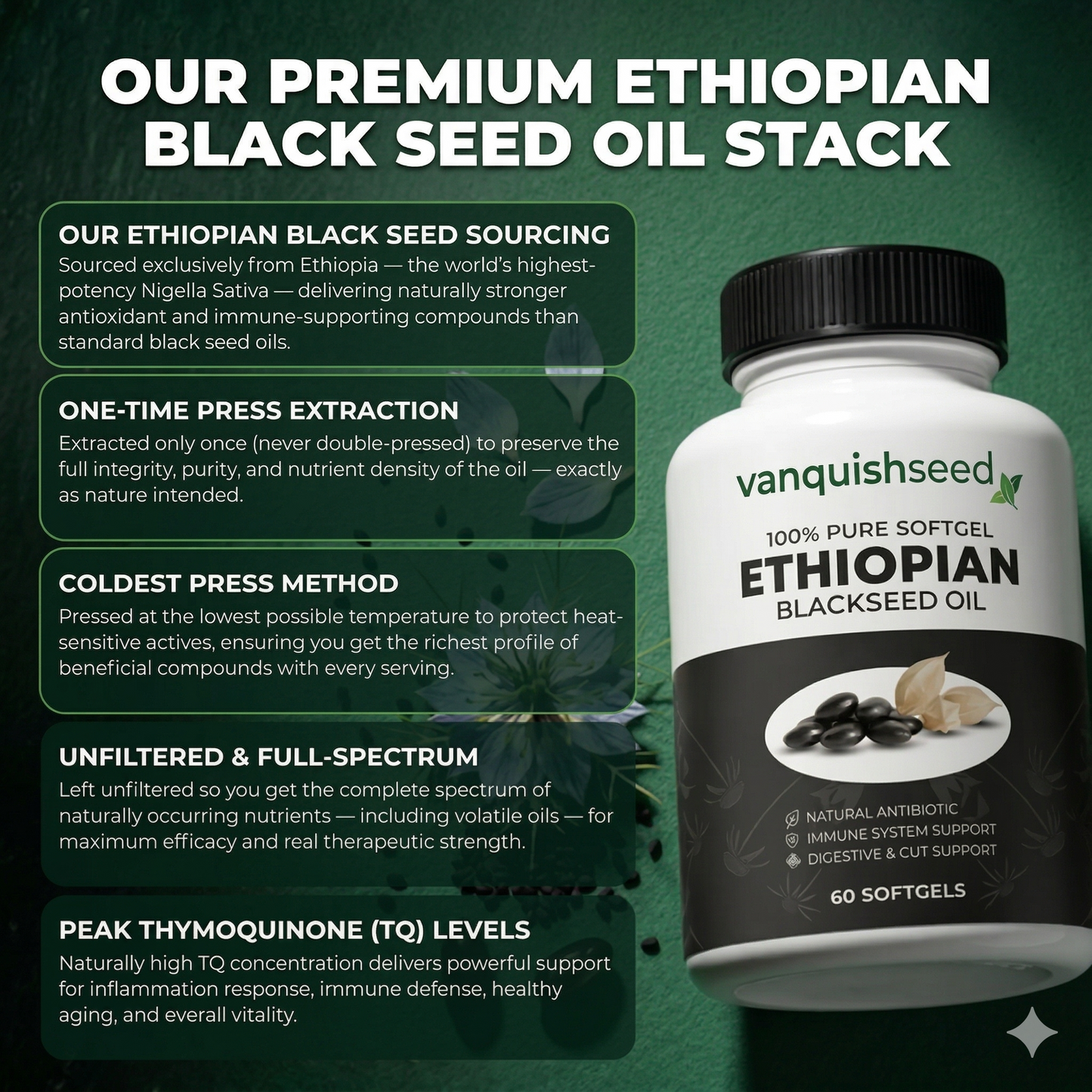Ethiopian Black Seed Oil